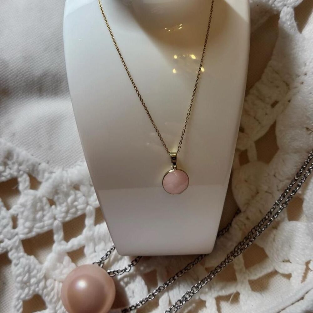 Pink-rose Women's Gold and Pink Jewellery